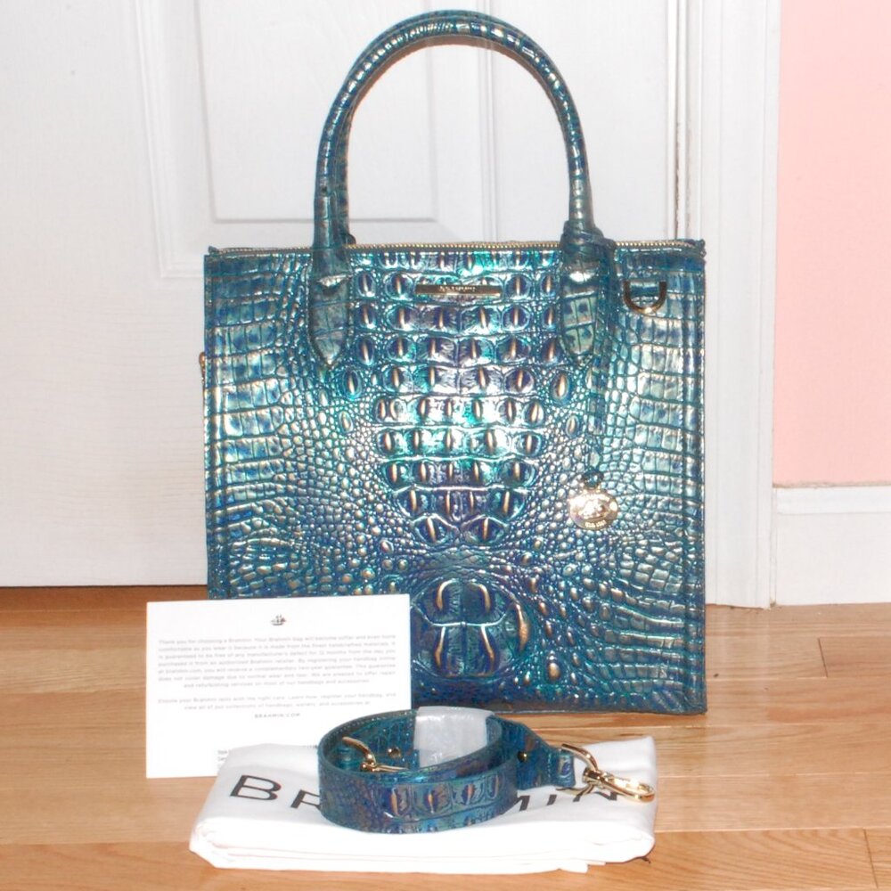NWT Brahmin Caroline Dragon Melbourne Satchel